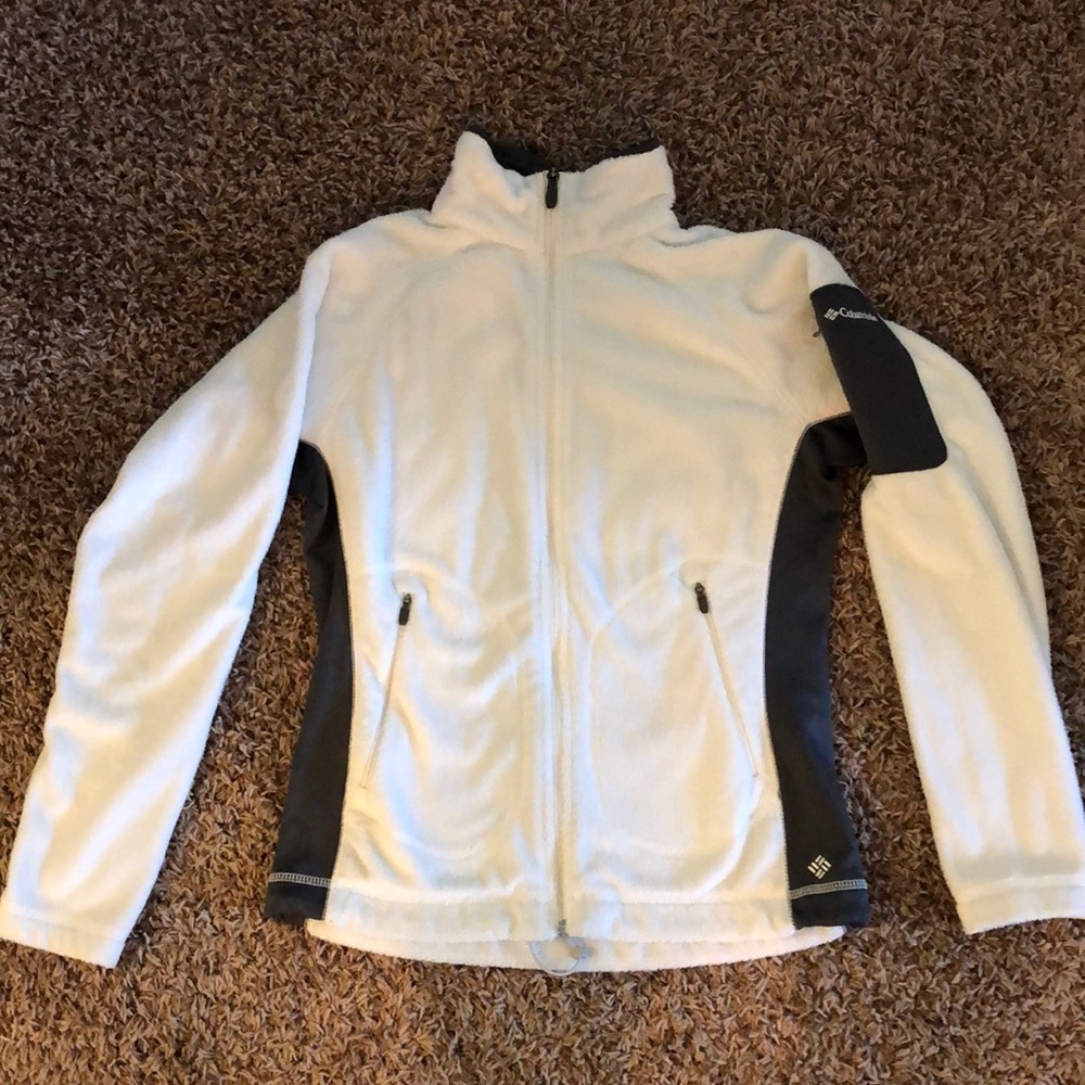 Colombia zip up fleece sweater.